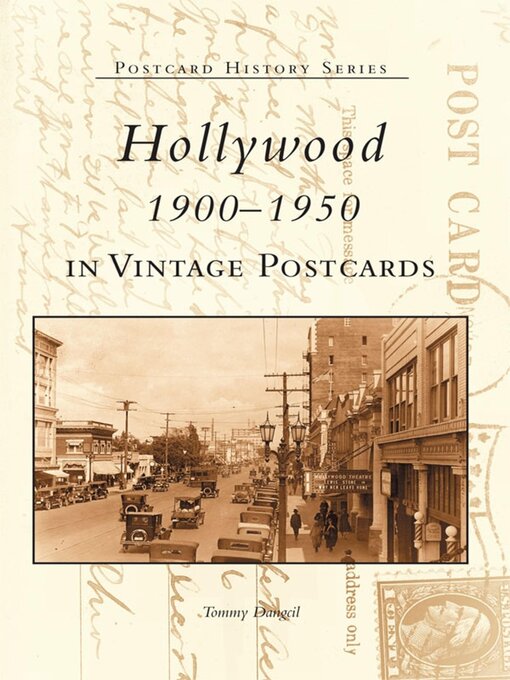 Cover image for Hollywood 1900-1950 in Vintage Postcards